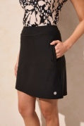 Ashley Pull On Skort Contrast Zipper