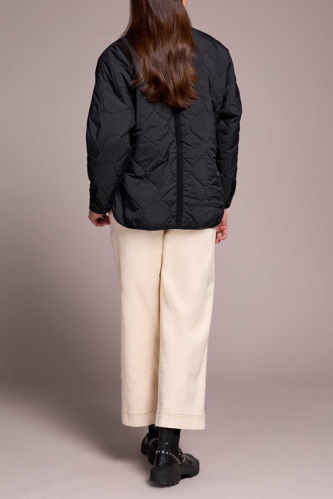 Betsy Zipped Front Quilted Jacket