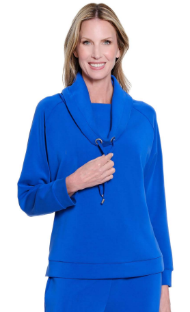 Grace Drawstring Cowl Top