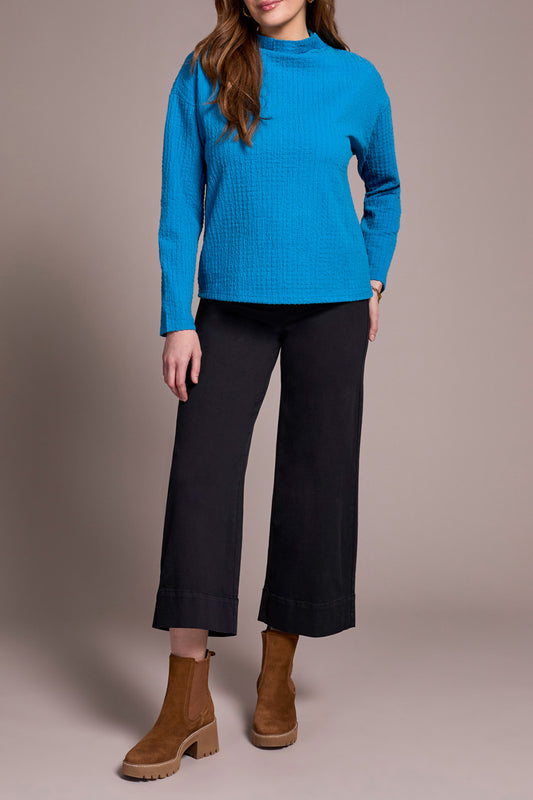 Jackie Long Sleeve Funnel Neck Dolman Top