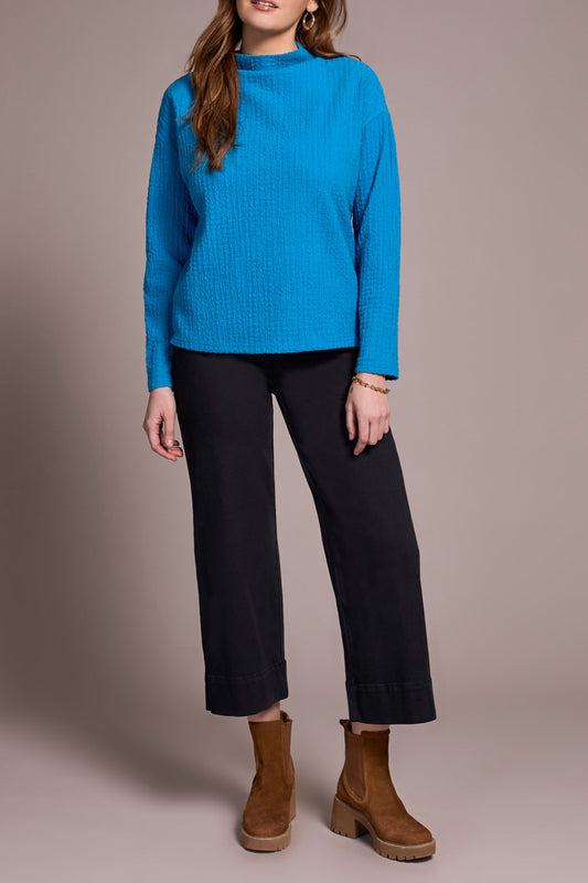 Jackie Long Sleeve Funnel Neck Dolman Top