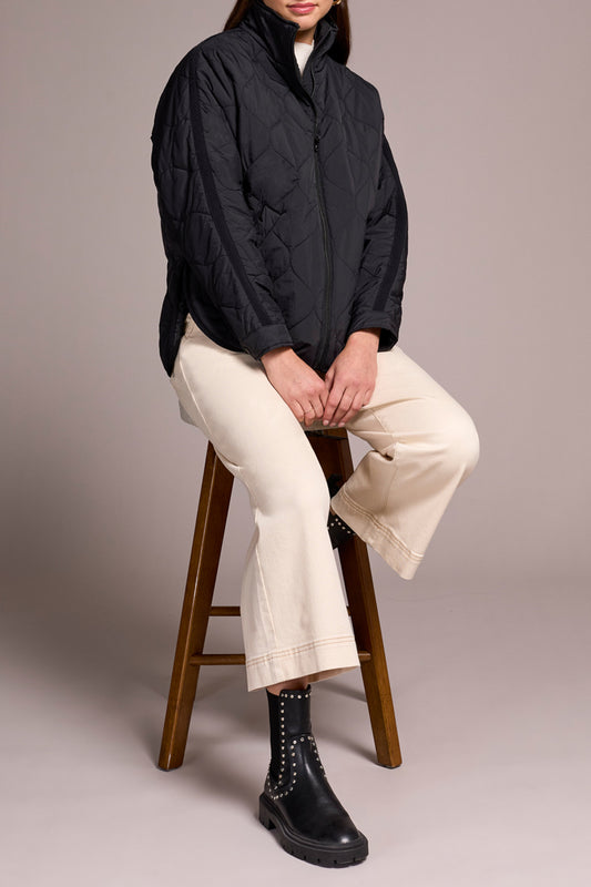 Betsy Zipped Front Quilted Jacket