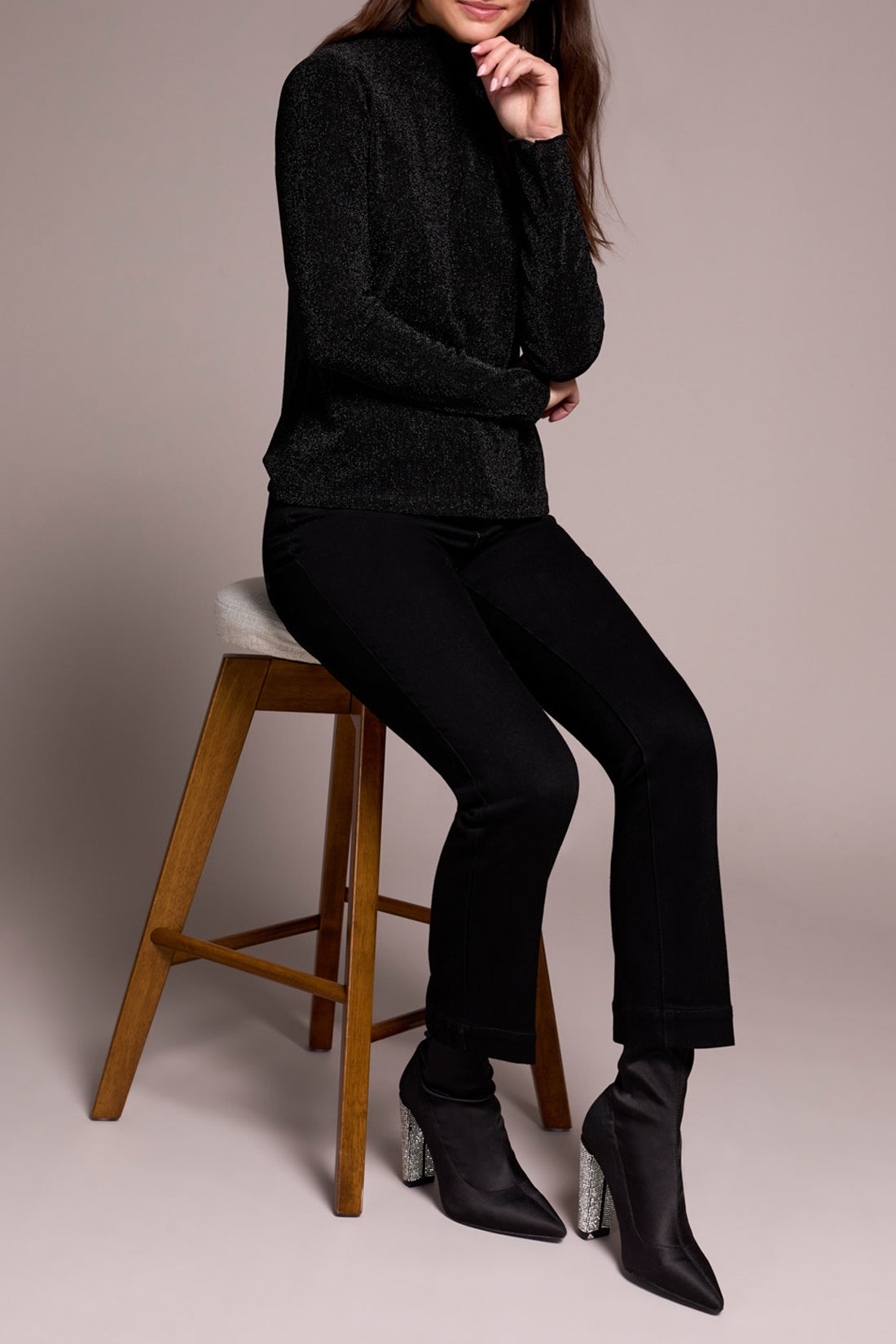 Meredith Mock Neck Top