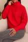 Sarah Red Turtleneck Sweater