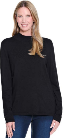 Emma Black and White Drop Shoulder Sweater Jacket