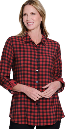 Naomi Cuffed Button Front Shirt