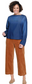 Tami Front Seam Twill Crop Pant-Tobaco