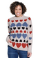 Faith Heart Jacquard Sweater